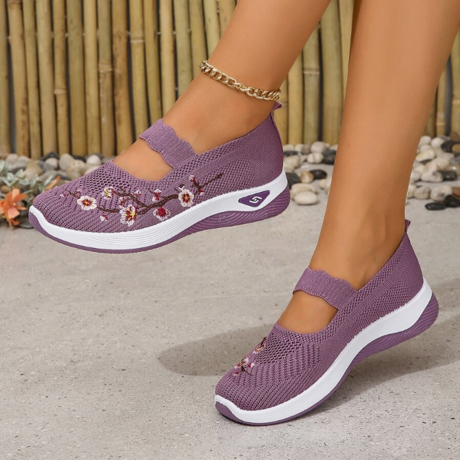 Women's Casual Breathable Slip On Orthopaedic Walking Sneakers