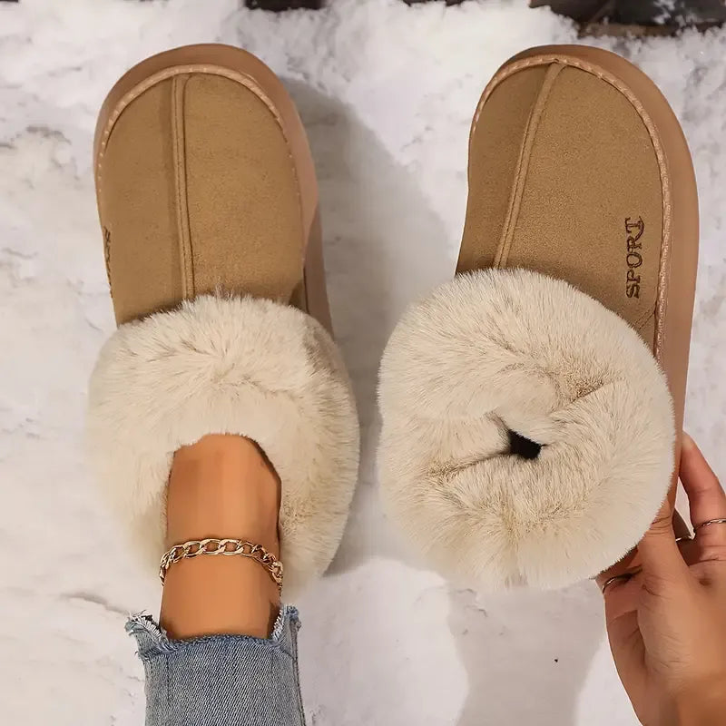 Cozy Plush Slippers for Women