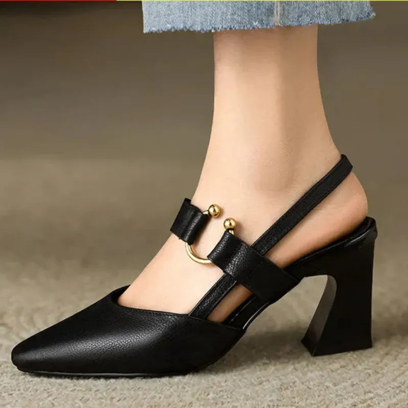 Orthopedic Comfort Heeled Shoes