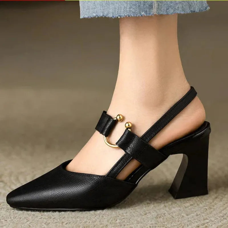 Orthopedic Comfort Heeled Shoes