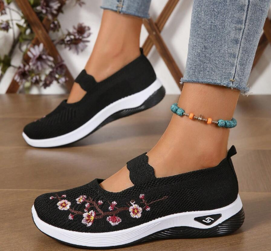 Women's Casual Breathable Slip On Orthopaedic Walking Sneakers
