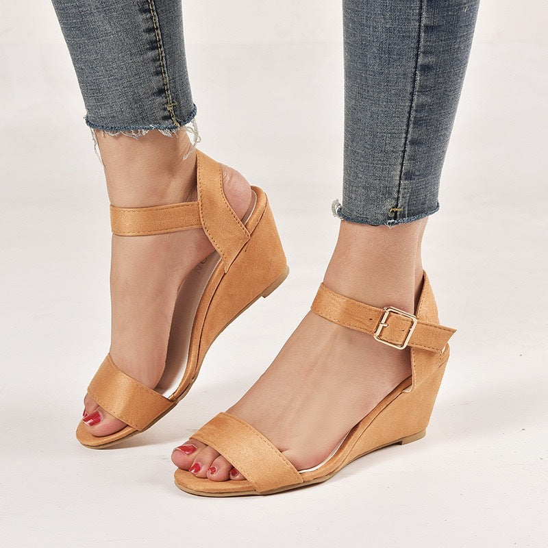 🔥Last Day 70% OFF -Women's Comfort Classic Wedge Bowtie Slide Sandals