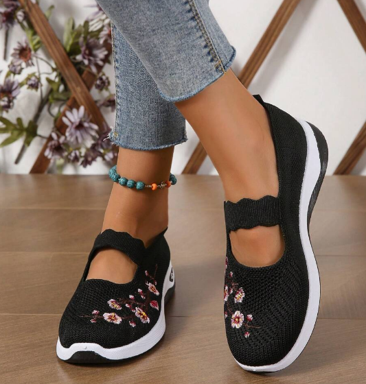 Women's Casual Breathable Slip On Orthopaedic Walking Sneakers