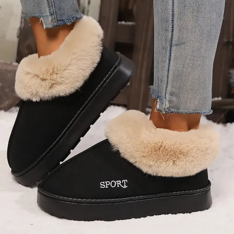 Cozy Plush Slippers for Women
