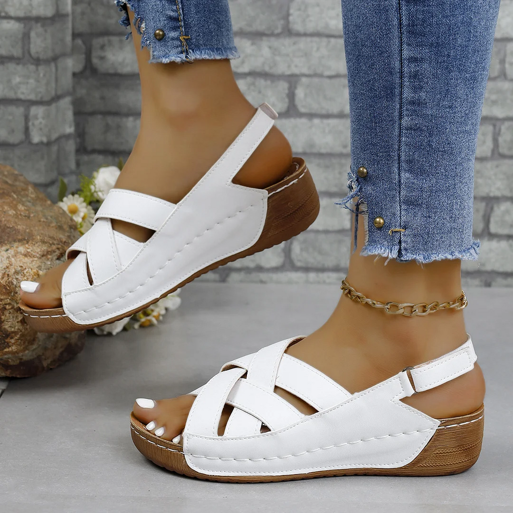 🔥Last Day 70% OFF -Women's Wedge Heeled Comfortable Casual Open Toe Sandals