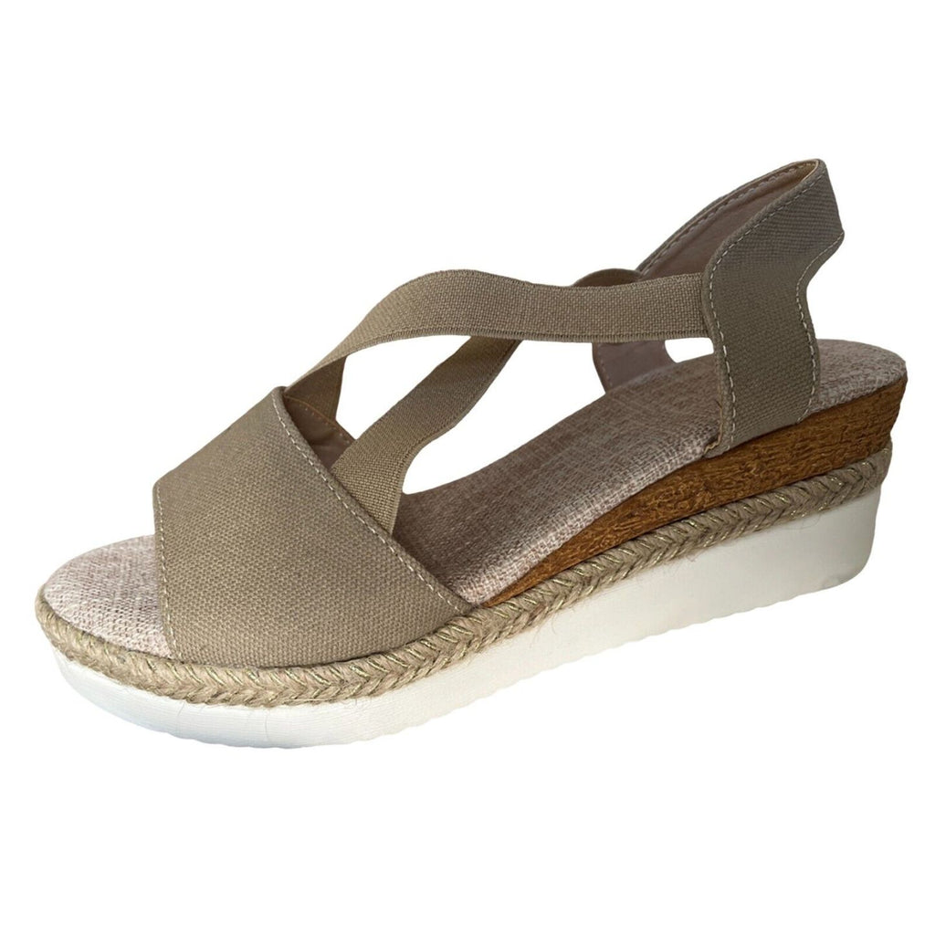 🔥Last Day 70% OFF -Women's Chunky Platform Classic Flat Bottom Slope Heel Sandals