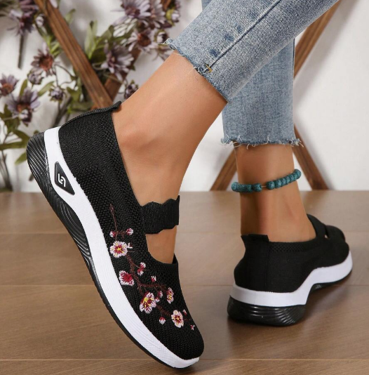 Women's Casual Breathable Slip On Orthopaedic Walking Sneakers