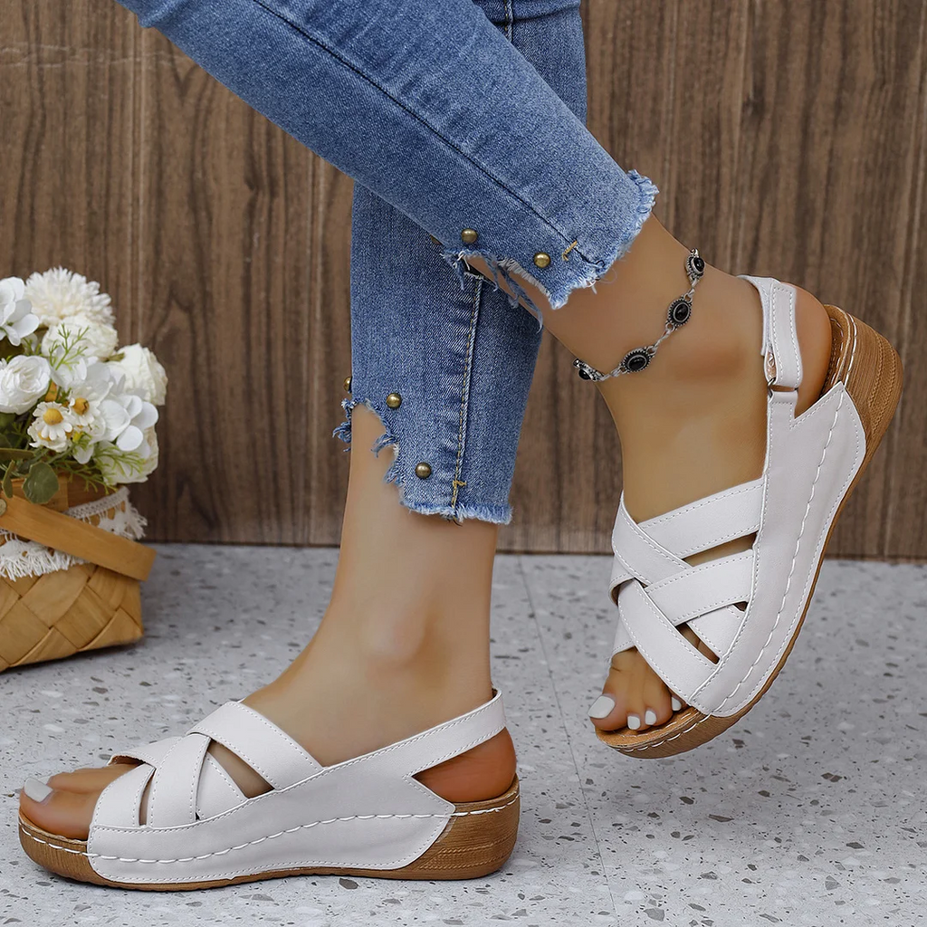 🔥Last Day 70% OFF -Women's Wedge Heeled Comfortable Casual Open Toe Sandals