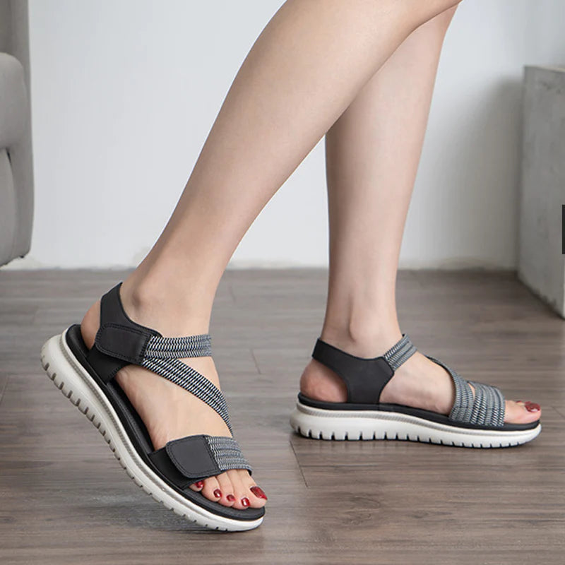 Sloping Heel And Non Slip Soft Sole Women Sandals