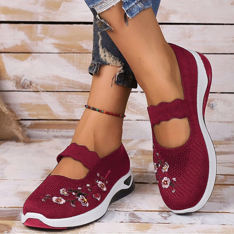 Women's Casual Breathable Slip On Orthopaedic Walking Sneakers