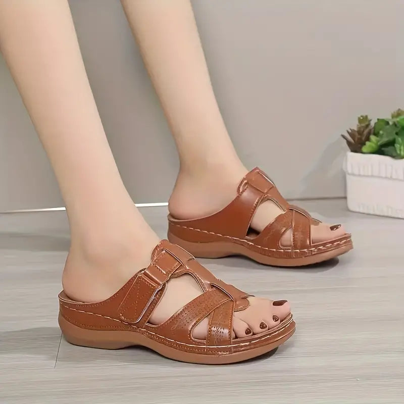 🔥Last Day 70% OFF -Women's Comfort Bowtie Slide Slip-On Sandals