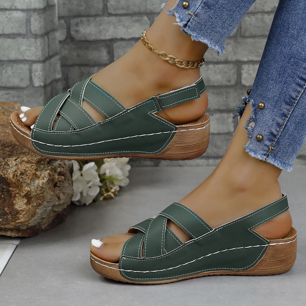 🔥Last Day 70% OFF -Women's Wedge Heeled Comfortable Casual Open Toe Sandals