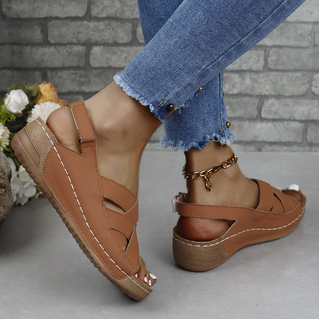 🔥Last Day 70% OFF -Women's Wedge Heeled Comfortable Casual Open Toe Sandals