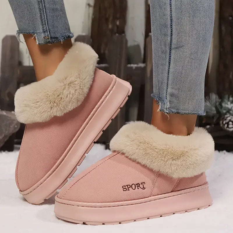 Cozy Plush Slippers for Women