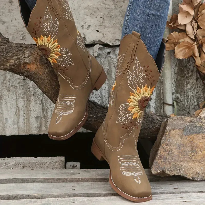Low Heel Womens Chelsea Boots