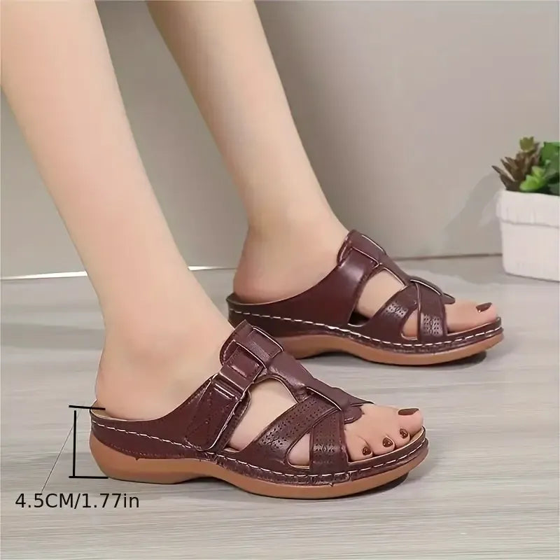 🔥Last Day 70% OFF -Women's Comfort Bowtie Slide Slip-On Sandals