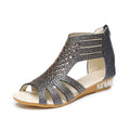 🔥Last Day 70% OFF -Women's Chunky Platform Classic Zipper Sandals