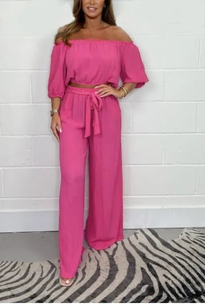 Casual One Shoulder Strappy Solid Color Suits