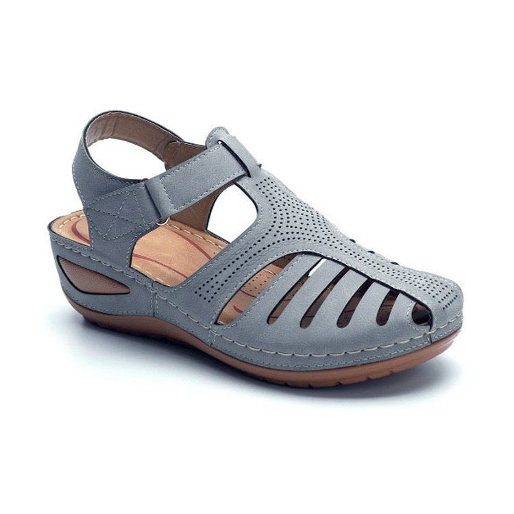 Airfleek Arch Support Wide Toe Box Closed Toe Sandals
