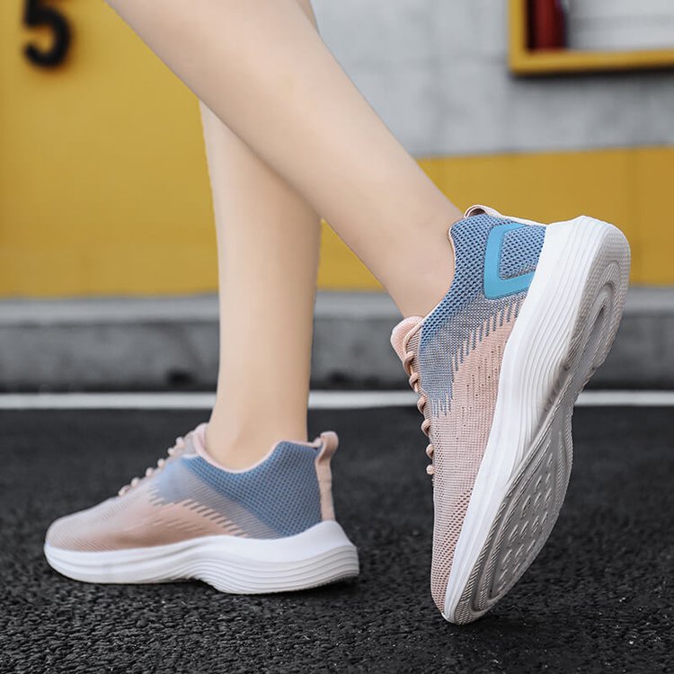 Women's Flying Woven Fashion Casual Sneakers