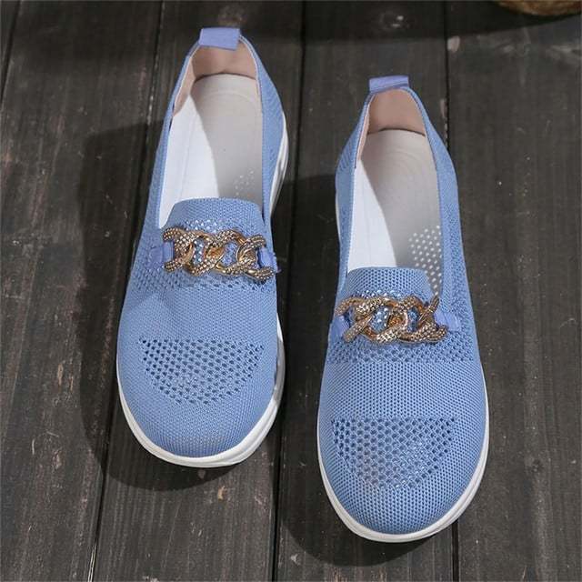 🔥Last Day 70% OFF -Women's Woven Breathable Casual Wedge Sneakers