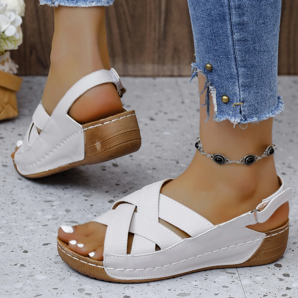 🔥Last Day 70% OFF -Women's Wedge Heeled Comfortable Casual Open Toe Sandals