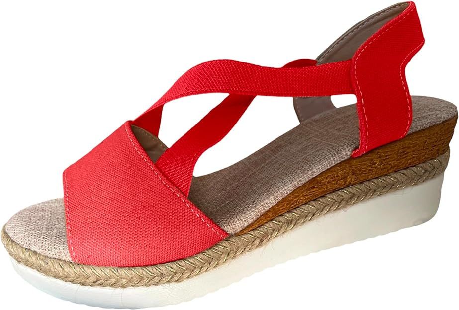 🔥Last Day 70% OFF -Women's Chunky Platform Classic Flat Bottom Slope Heel Sandals