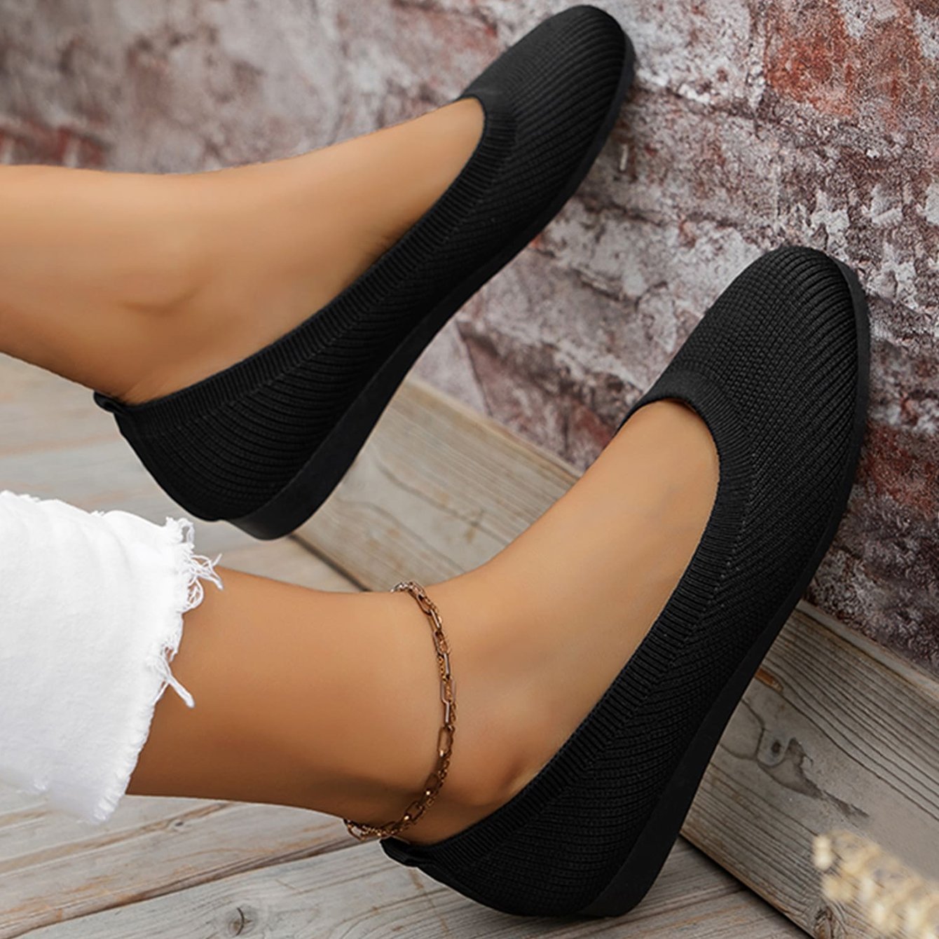 Women Comfortable Breathable Slip On Arch Support Non-Slip Casual Shoes  ( Buy 2 Free Shipping )
