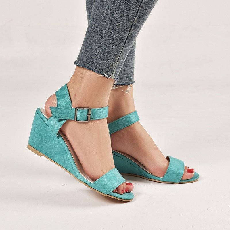 🔥Last Day 70% OFF -Women's Comfort Classic Wedge Bowtie Slide Sandals