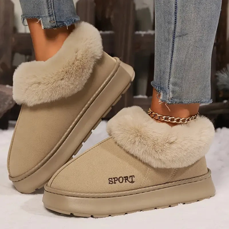 Cozy Plush Slippers for Women