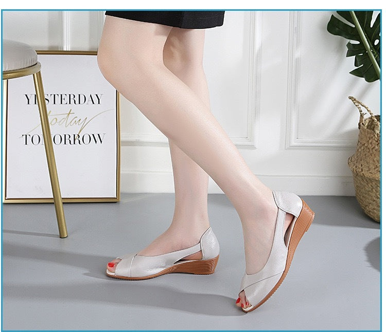 🔥Last Day Promotion 50% OFF - ComfyStep | Women's Sandals for Bunions Ladies Fashion Summer Solid Color Fabric Casual
