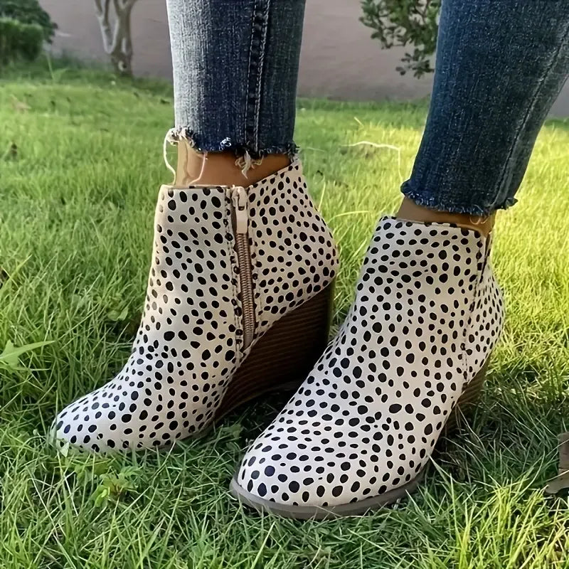 Ultrahigh Heel Womens Wedge Ankle Boots