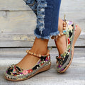 🔥Last Day 49% Off🔥Women's Floral Print Flat Sandals Shoes